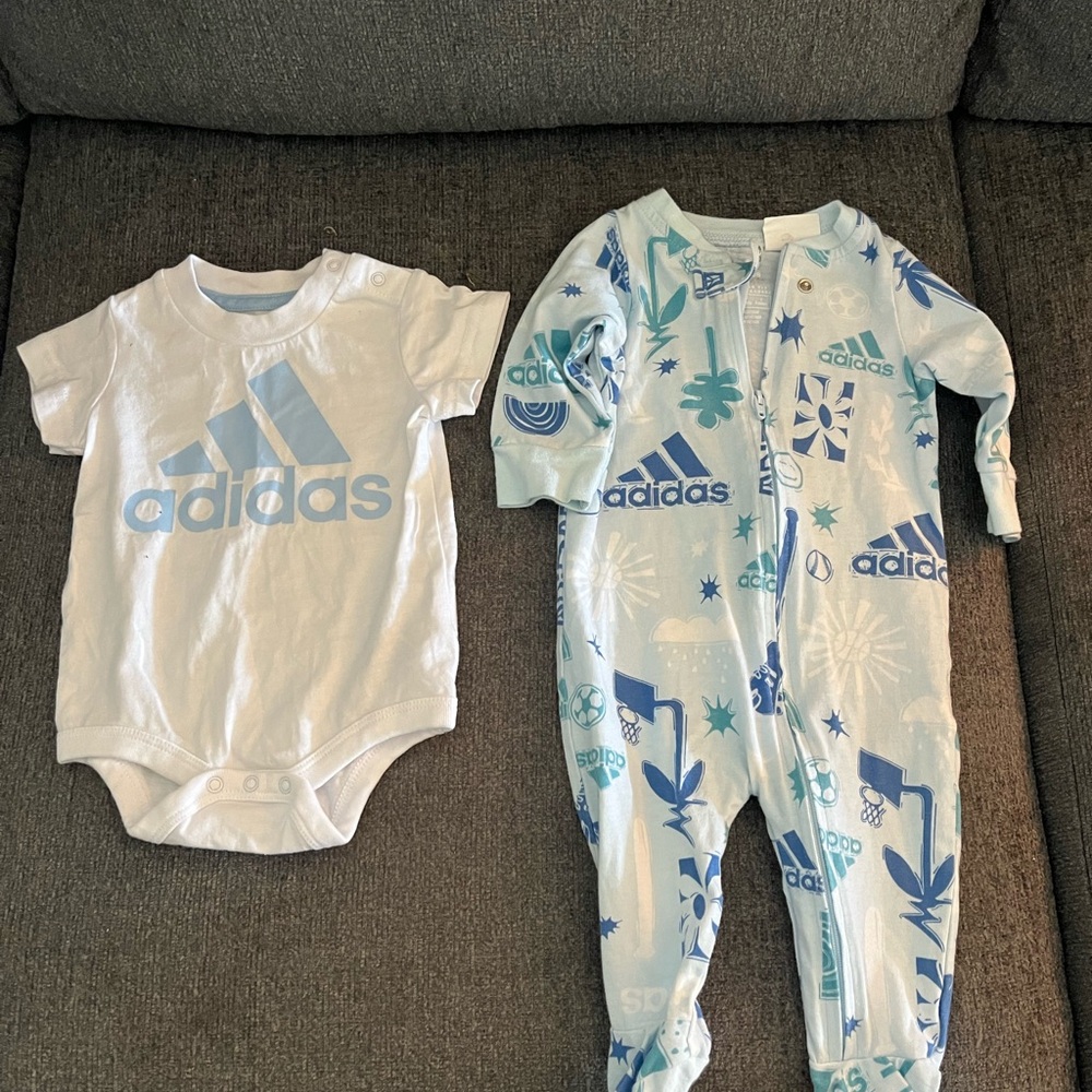 Adidas Blue Bodysuit for Infants